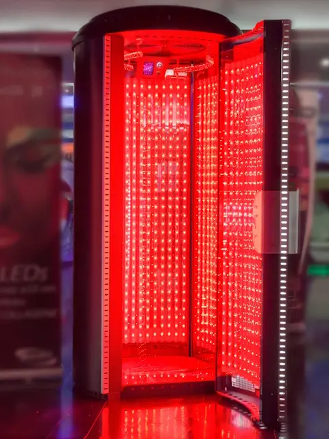 Rayos UVA con luz roja